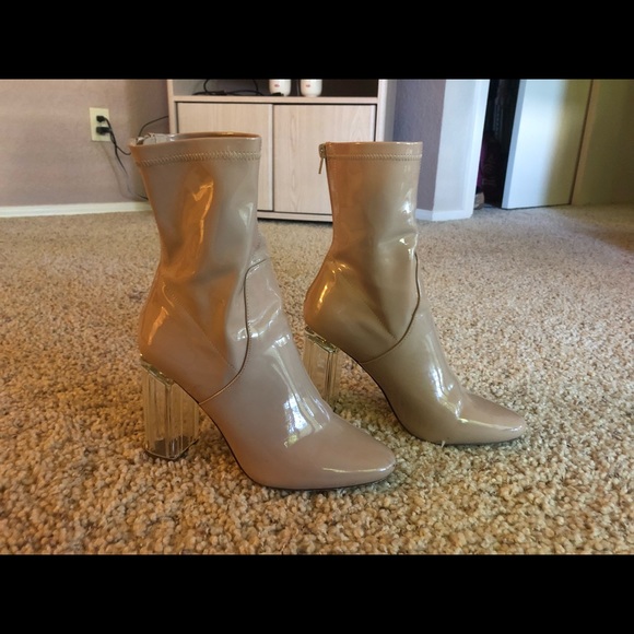 Leather pumps/ booties - Picture 1 of 4